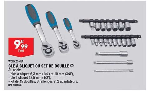 Promo Cl Cliquet Ou Set De Douille Workzone Chez Aldi Icatalogue Fr