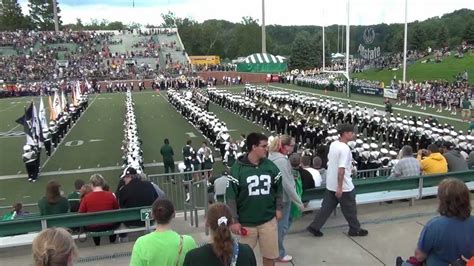 Ohio University Marching 110 Band Day 2012 Pre Game Youtube