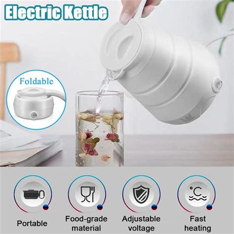 Buy Ml Mini Portable Electric Foldable Kettle Dual Voltage