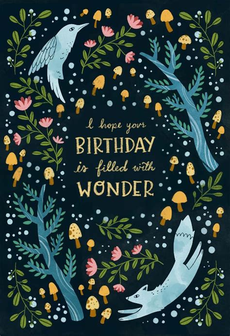 Filled With Wonder Birthday Card Free Greetings Island Happy