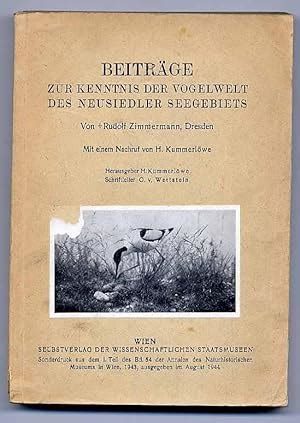 Beiträge zur Kenntnis der Vogelwelt des Neusiedler Seegebiets Mit