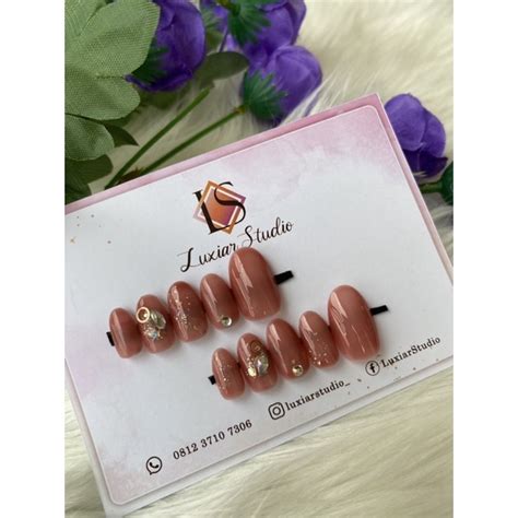 Jual Fake Nails Press On Nails Premium Kuku Palsu Shopee Indonesia