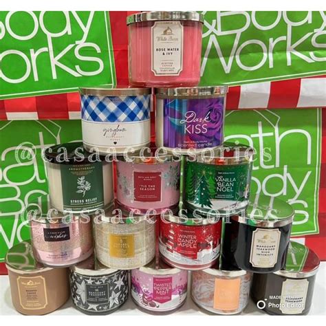 Jual Terbaruu Bbw Bath And Body Works Aromatherapy Wick Candle