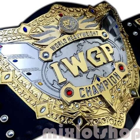 IWGP V5 Heavyweight Championship Wrestling Belt Title Zinc Dual Plated