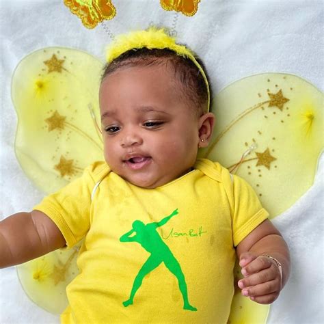 Five Adorable Photos Of Usain Bolts Daughter Olympia To Brighten Up