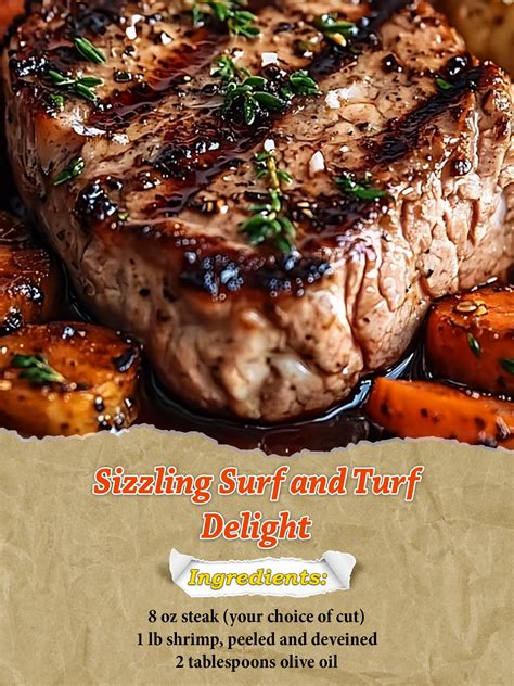 Aquickspoon - Sizzling Surf and Turf Delight Ingredients: 8 oz steak
