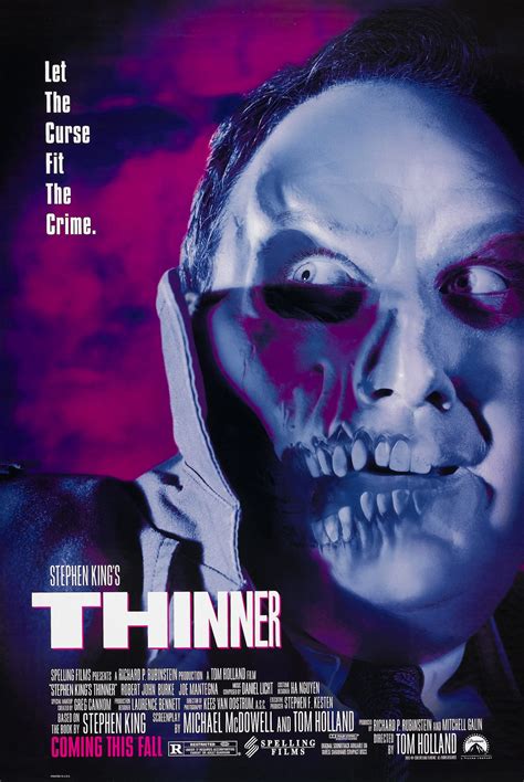 Thinner (1996) - Posters — The Movie Database (TMDB)