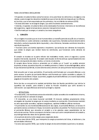 TEMA 17A SISTEMA CIRCULATORIO Pdf