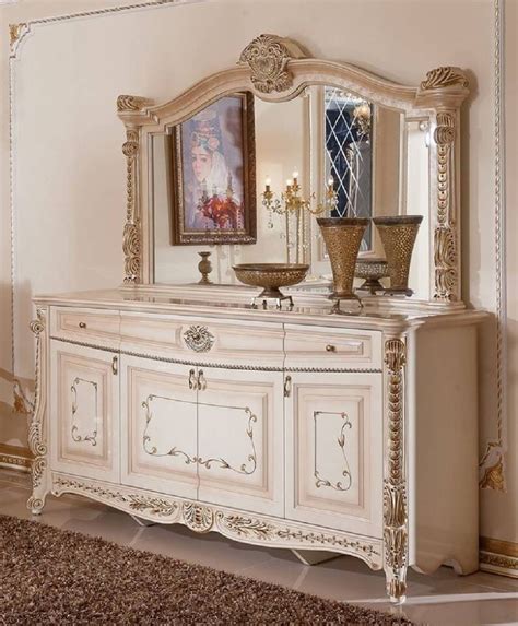 Casa Padrino Ensemble De Meubles Baroques De Luxe Blanc Beige Or