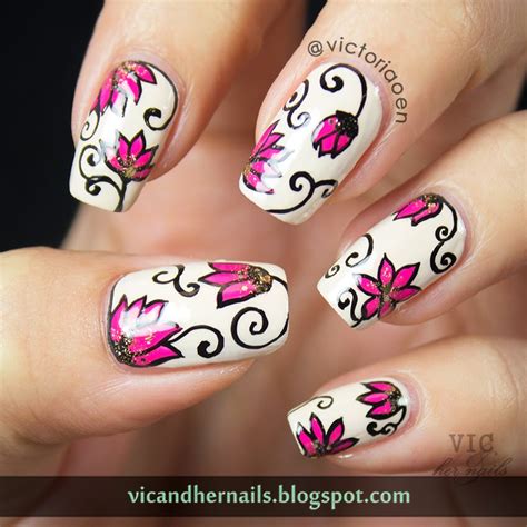 Vic And Her Nails VicCopycat Seize The Nail S Vintage Floral