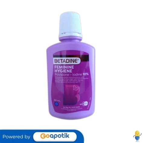 Jual Betadine Feminine Hygiene Larutan 60 Ml Shopee Indonesia