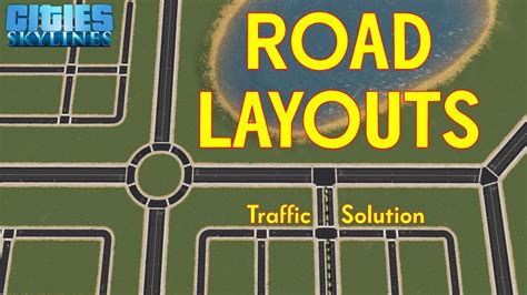 Road Layout Tutorial and Inspiration - Traffic Fix | City skylines game ...