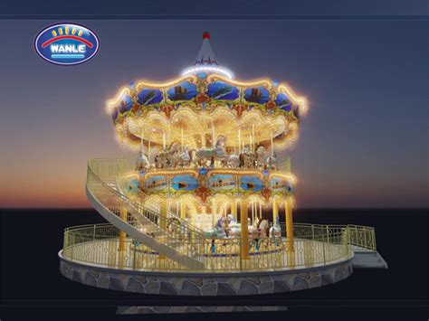 Double Decker Carousel For Sale Double Decker Merry Go Round