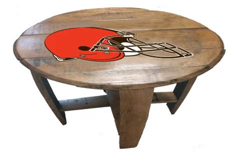 Cleveland Browns Oak Barrel Table For Sale Billiards N More