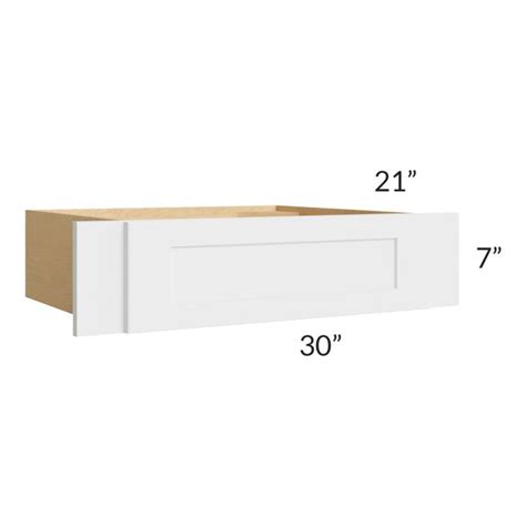 Royal White Shaker 30 Knee Drawer Trimmable To 24