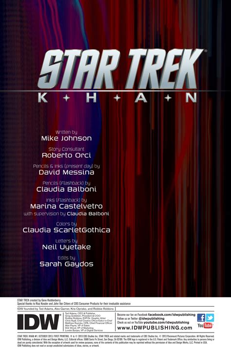 Read online Star Trek: Khan comic - Issue #1