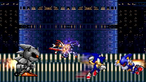 Sonic And Shadow Vs Team Metal Sonic By Chaoticprince7 On Deviantart