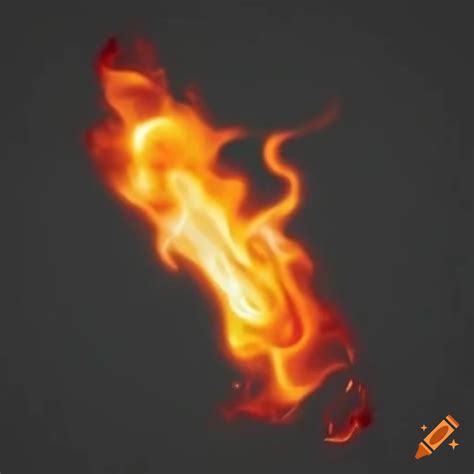 Highly Detailed Texture Of Fire Flame Particles