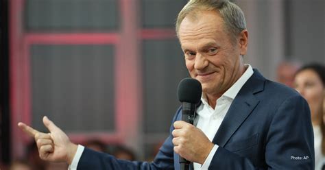 Polish Prime Minister Tusk Arrives In Ukraine On First Working Visit