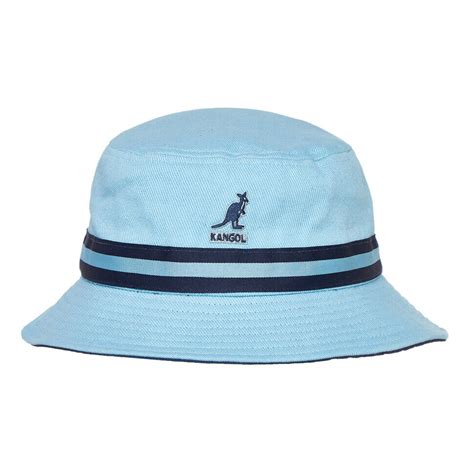 Kangol Stripe Lahinch Bucket Hat Men S Summer K Sp Sky Blue Sizes S