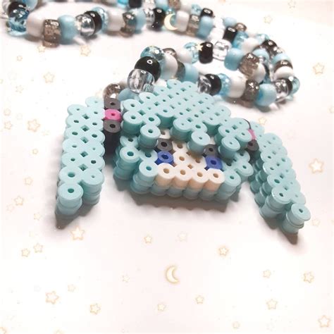 Hatsune Miku 3d Kandi Necklace Miku Jewelry Vocaloid Etsy