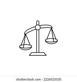 Justice Icon Symbol Sign Vector Illustration Stock Vector (Royalty Free) 2226525535 | Shutterstock