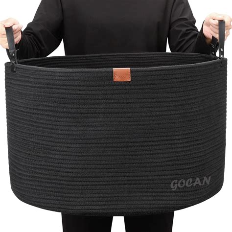 Gocan Xxxl Extra Large Couverture Panier Coton Corde Panier D X H Cm