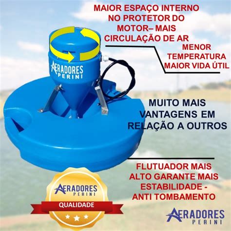 Aerador Chafariz P Piscicultura Tanques Cv P M Aeradores Perini