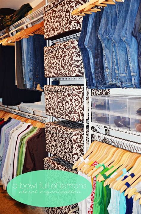 How To Organize The Master Closet A Bowl Full Of Lemons Master