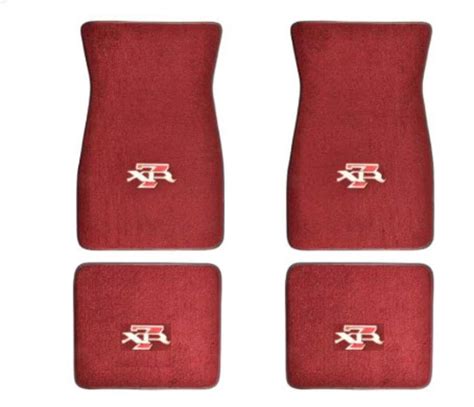 New 1967 73 For Mercury Cougar Xr7 Carpet Floor Mats Dark Red Etsy