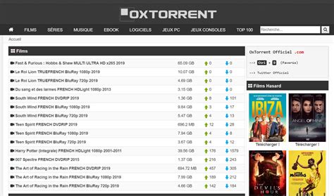 Les Meilleurs Sites De T L Chargement De Torrent Pour