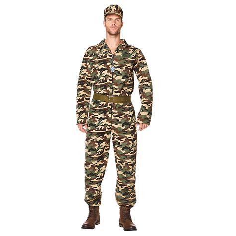 Womens Camo Suit Costume Halloween Alley