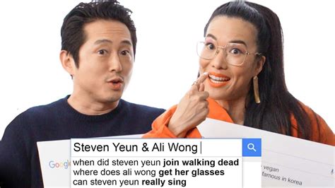 Steven Yeun Ali Wong Answer The Web S Most Searched Questions WIRED