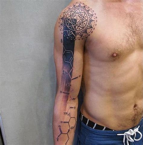 80 Chemistry Tattoos For Men Physical Science Design Ideas