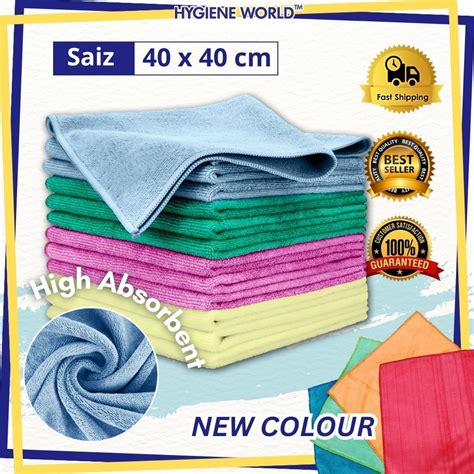 Microfiber Cloth Kain Lap Serbaguna Kain Tuala Lap Kain Lap Meja