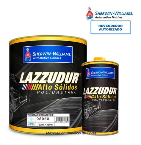 Verniz 8050 Lazzuril Pu Automotivo Alto Sólidos 900ml MercadoLivre