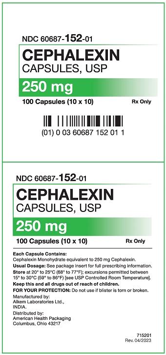 Dailymed Cephalexin Capsule