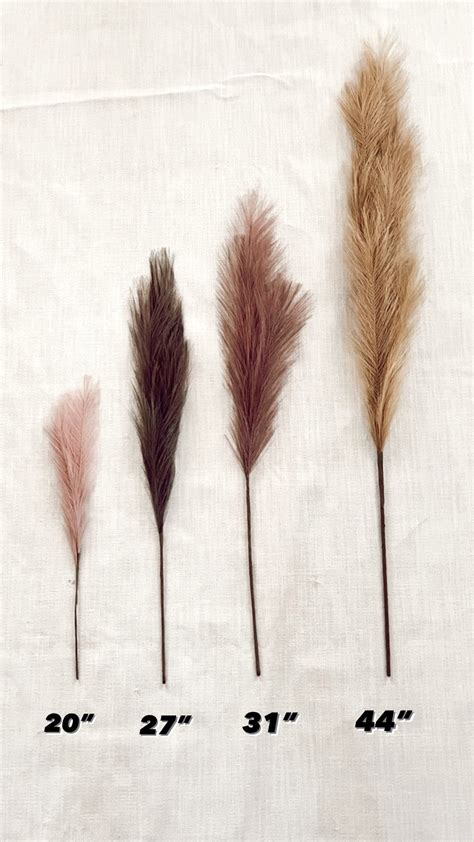 Faux Pampas Grass Mix And Match Colors For Custom Etsy