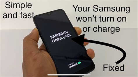 How To Fix Samsung A21 A01 A31 Won’t Turn On Or Charge Black Screen Youtube