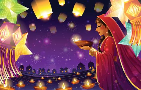 Diwali Card Vector Art Icons And Graphics For Free Download