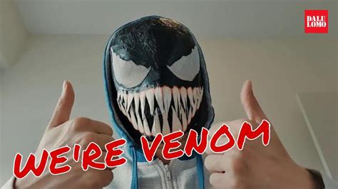 DIY Venom Mask Using Spiderman Faceshell Template