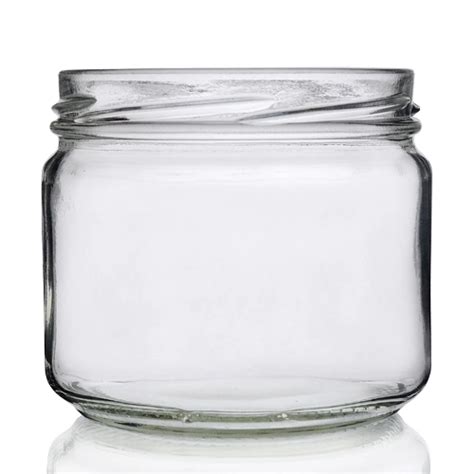 300ml Squat Clear Glass Food Jar Amphorea LTD 0161 367 9093