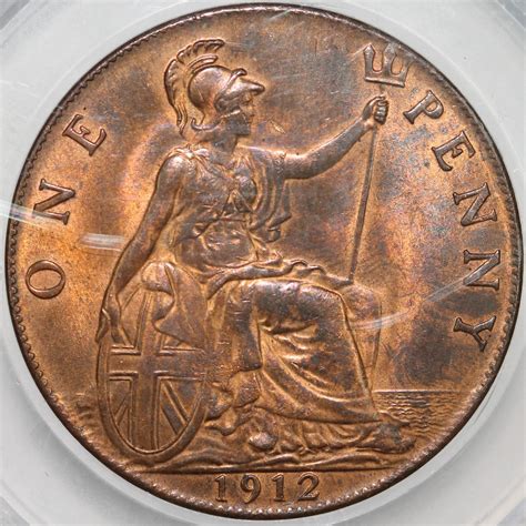 1912 Penny Freeman 172 George V Uncirculated The Coinery