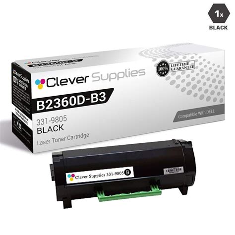 Compatible Dell B2360D Toner Cartridge Black - Clever Supplies Ink & Toner Cartridge