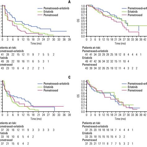 Kaplan Meier Plots Of Progression Free Survival Pfs And Overall