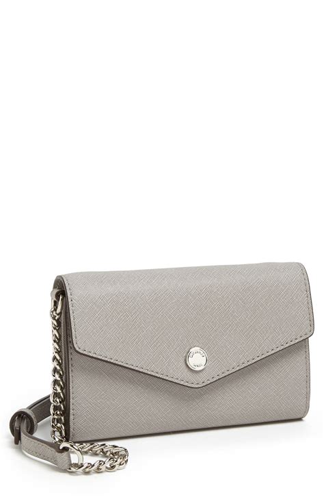 Michael Michael Kors Crossbody Phone Bag In Gray Pearl Grey Lyst