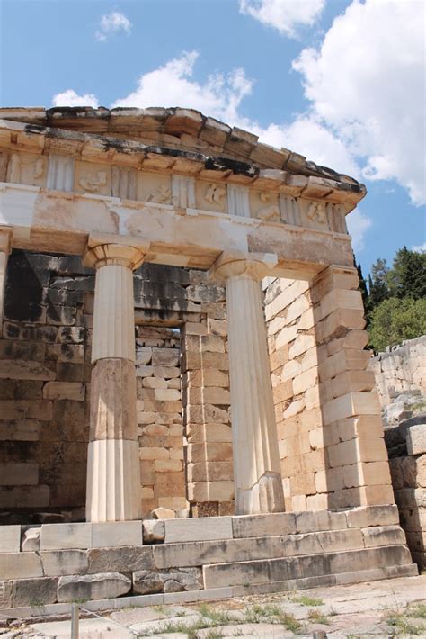 Delphi Arch Ologischer Park Schatzhaus Der Athener Flickr