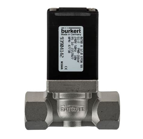 047730 Burkert Válvula De Solenoide Burkert 0290 De 2 Puertos Hembra G De 12 Pulg Piloto