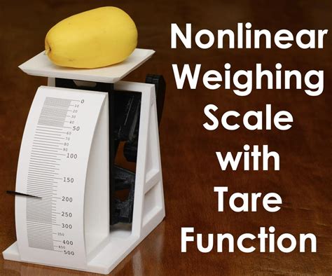 Nonlinear Weighing Scale With Tare Function : 4 Steps (with Pictures ...