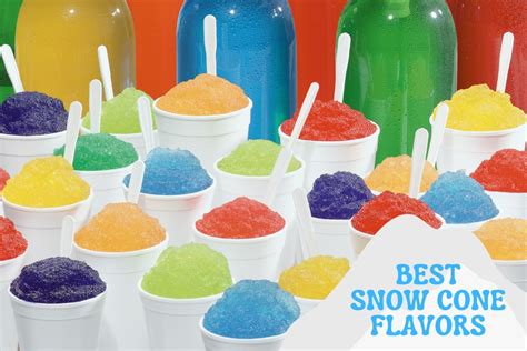 8 Best Snow Cone Flavors Ranked In 2025